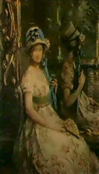 Reflections Oil Painting by Lillian M. Genth