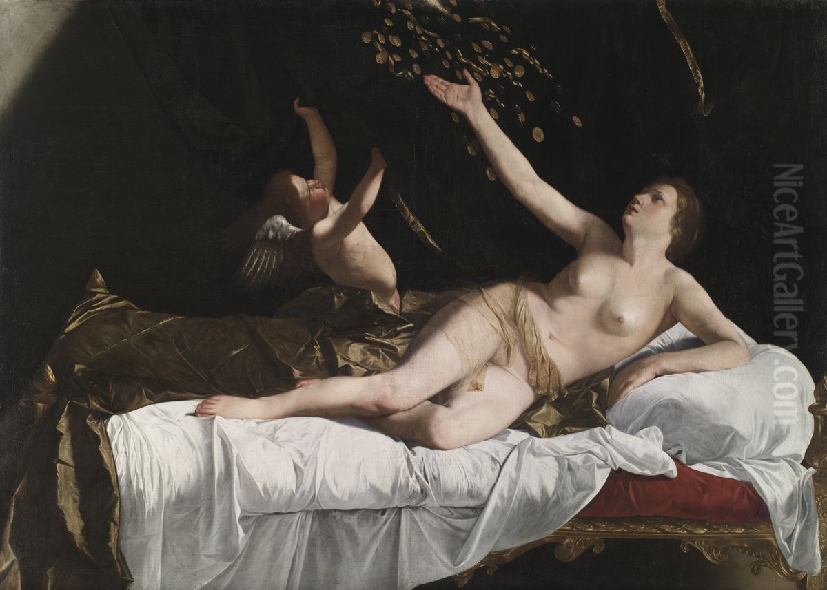 Danae Oil Painting by Orazio Gentileschi