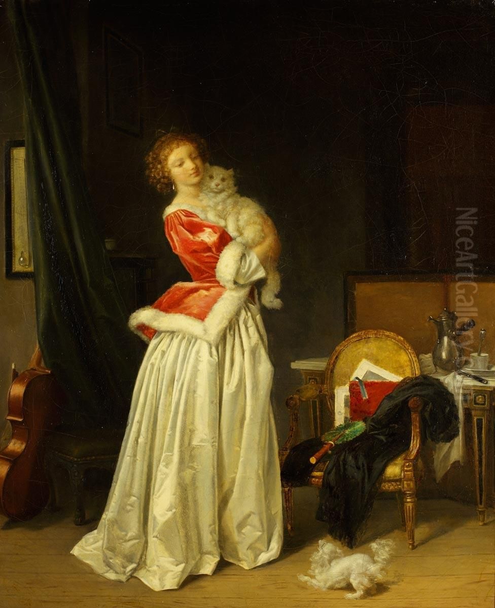 Le Triomphe De Minette Oil Painting by Marguerite Gerard