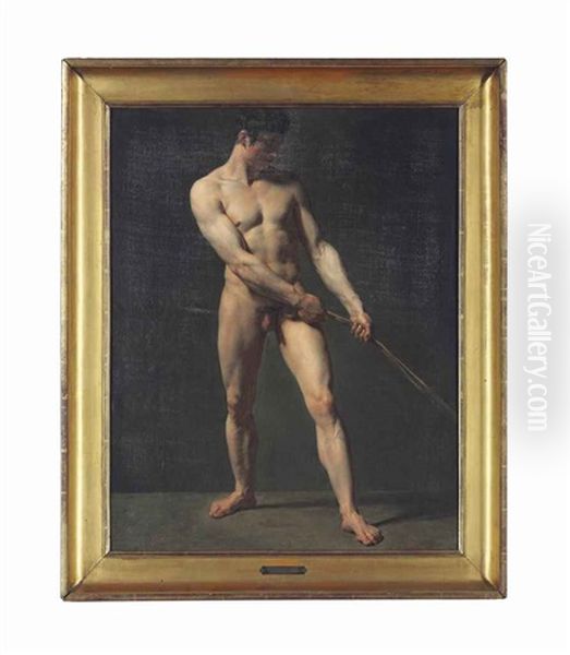 Homme Debout Oil Painting by Theodore Gericault