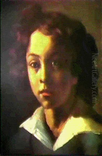 Portrait Presume D'alfred De Dreux Enfant Oil Painting by Theodore Gericault