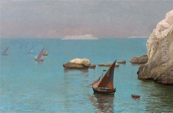 Le Golfe D'aqaba Oil Painting by Jean-Leon Gerome