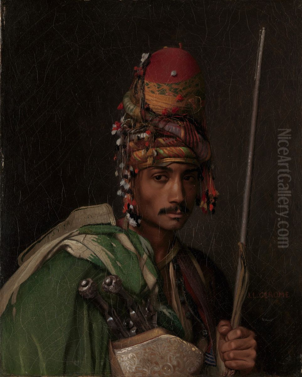 Bashi-bazouk Oil Painting by Jean-Leon Gerome