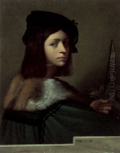 Portrait Of A Young Man Oil Painting by Jean-Leon Gerome