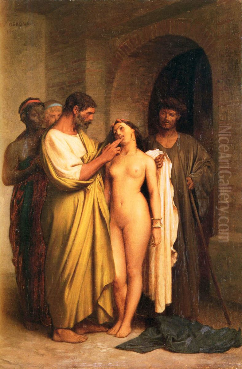 Achat D'une Esclave Oil Painting by Jean-Leon Gerome