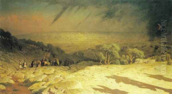 Golgotha (it Is Finished) Oil Painting by Jean-Leon Gerome