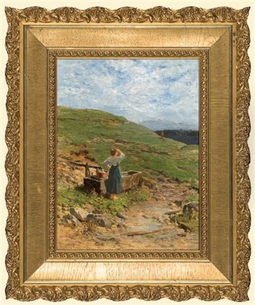 Mountain (tatra) Landscape Oil Painting by Wojciech Gerson