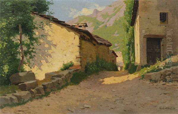 Paesaggio Oil Painting by Ugo Gheduzzi