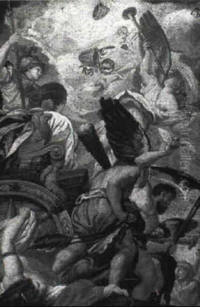 The Triumph Of Knowledge Oil Painting by Filippo Gherardi