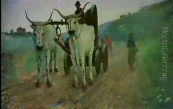 Sera Oil Painting by Oscar Ghiglia