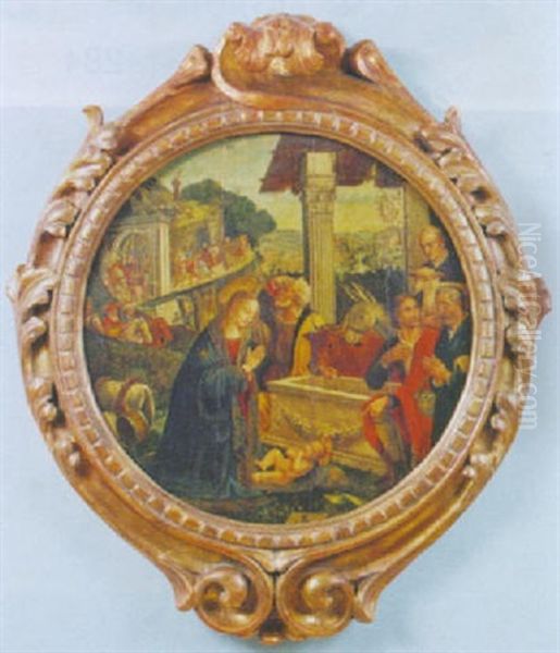 Presentation Of The Magi Oil Painting by Ghirlandaio Domenico