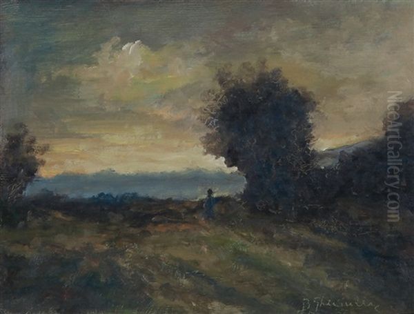 Senza Titolo Oil Painting by Benedetto Ghivarello