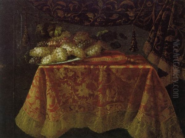 Tappeto Con Uva Oil Painting by Antonio Gianlisi