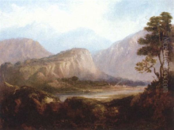 Morning In The Highlands Oil Painting by Robert Gibb