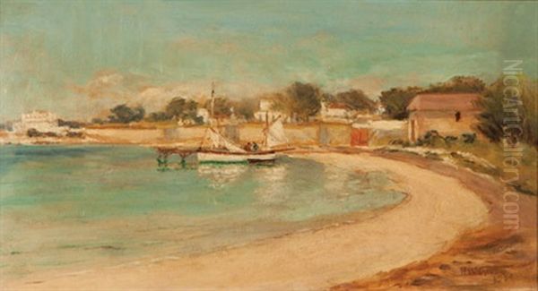 Rottnest Oil Painting by Herbert William Gibbs