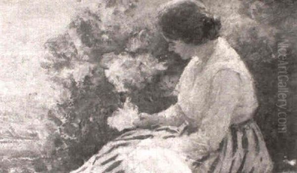 Landscape Oil Painting by Joseph W. Gies