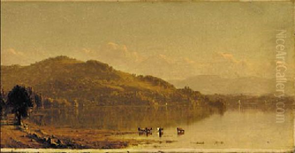Mount Merino, On The Hudson Oil Painting by Sanford Robinson Gifford