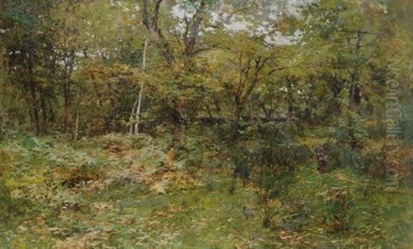 A Legna Nel Bosco Oil Painting by Eugenio Gignous