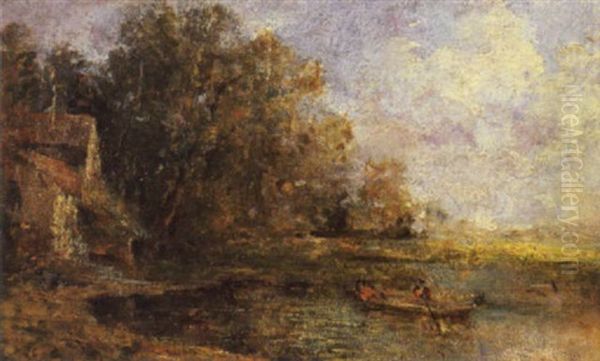 Paesagio Oil Painting by Eugenio Gignous