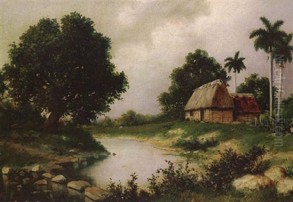 Paisaje Oil Painting by Juan Gil Garca