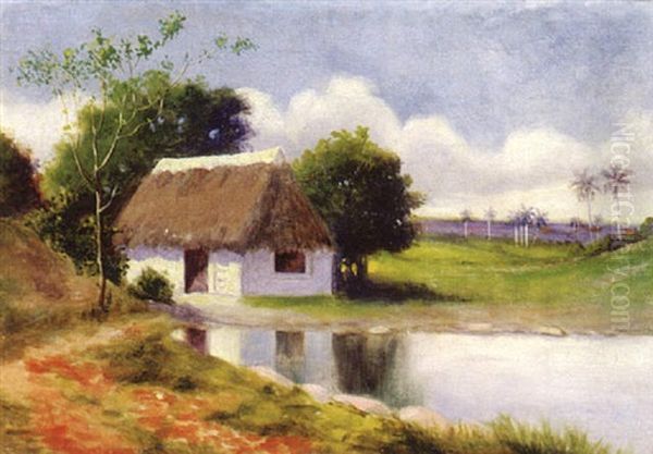 Paisaje Oil Painting by Juan Gil Garca