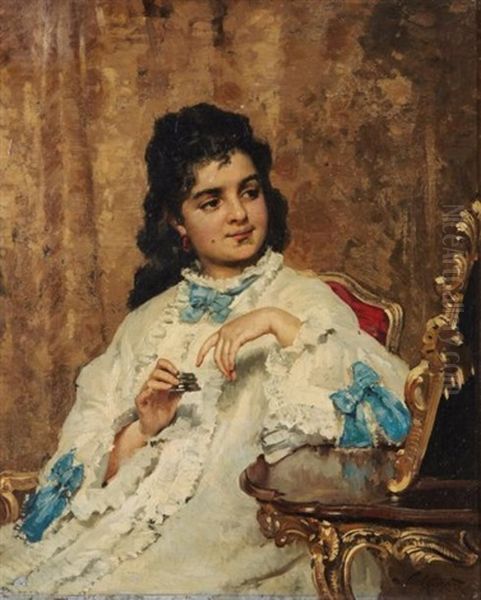 La Toilette Oil Painting by Victor Gabriel Gilbert