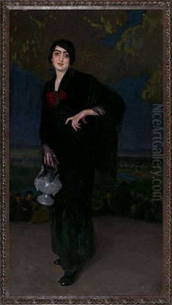 La Castiza Oil Painting by Baldomero Gili Roig