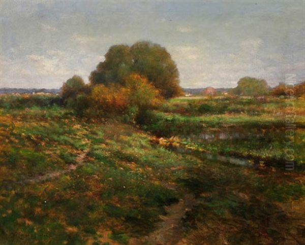 Maryland Landscape Oil Painting by Delancey W. Gill