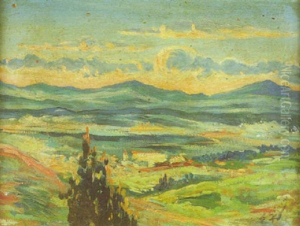 Paisaje Oil Painting by Francisco Gimeno Arasa