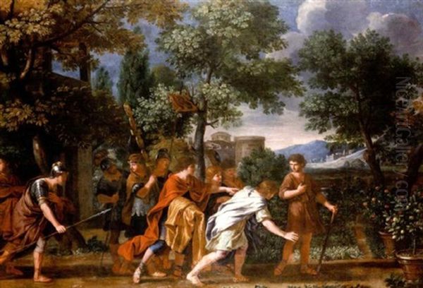 Cincinnatus Receiving The Deputies Of The Senate Oil Painting by Giacinto Gimignani