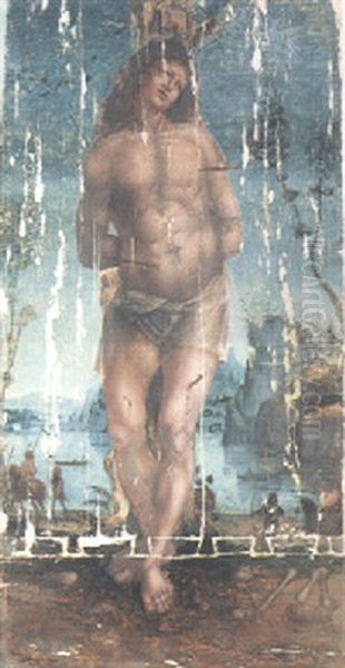 Saint Sebastian Oil Painting by Niccolo II Giolfino