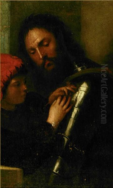 Cavaliere Con Paggio Oil Painting by Giorgione