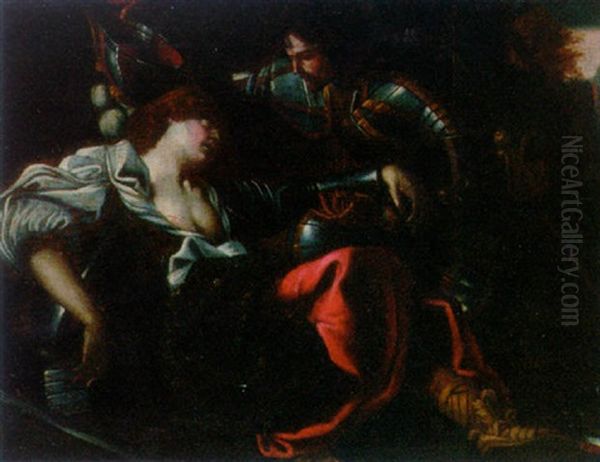 Tancred And Clorinda Oil Painting by Giorgione