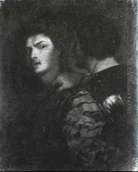 Study Of Two Men Oil Painting by Giorgione