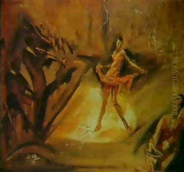 Josephine Baker Oil Painting by Charles (Felix) Gir