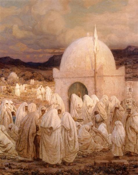 La Marabout Venere Oil Painting by Louis Auguste Girardot