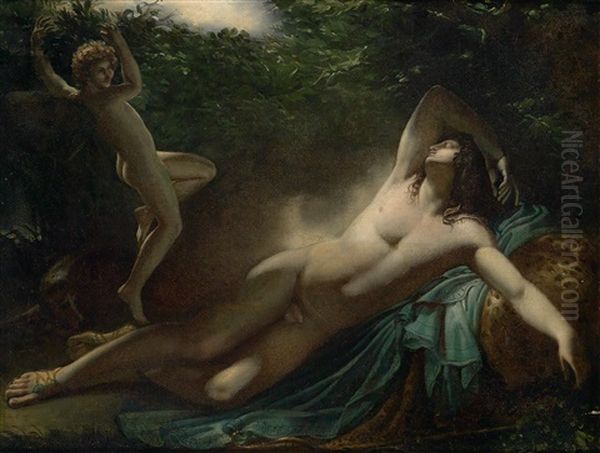 Der Traum Des Endymion Oil Painting by Anne-Louis Girodet de Roucy-Triosson