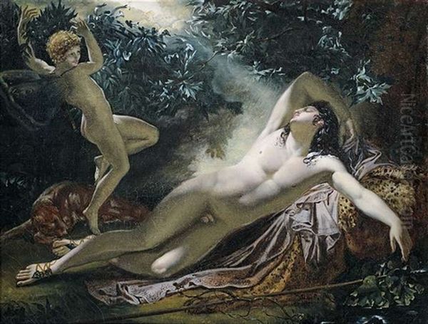 Der Schlaf Des Endymion Oil Painting by Anne-Louis Girodet de Roucy-Triosson