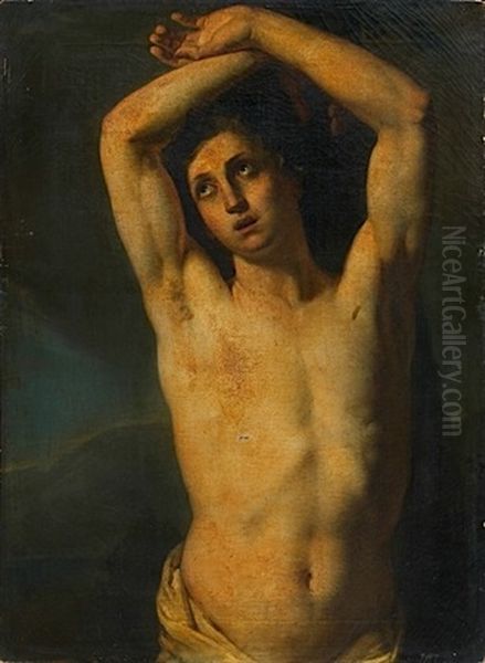 Saint Sebastien Oil Painting by Anne-Louis Girodet de Roucy-Triosson