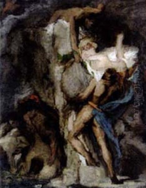 Le Deluge Oil Painting by Anne-Louis Girodet de Roucy-Triosson