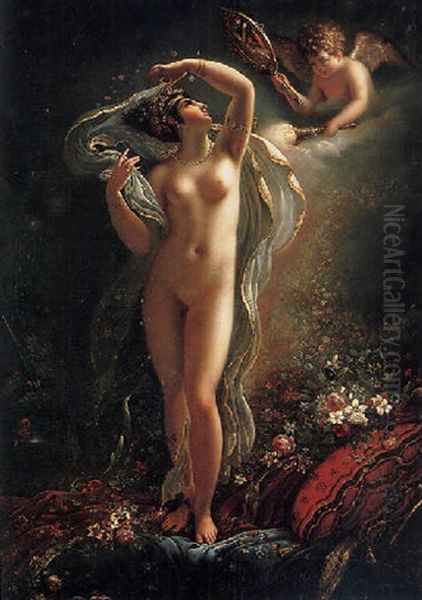 Danae Oil Painting by Anne-Louis Girodet de Roucy-Triosson