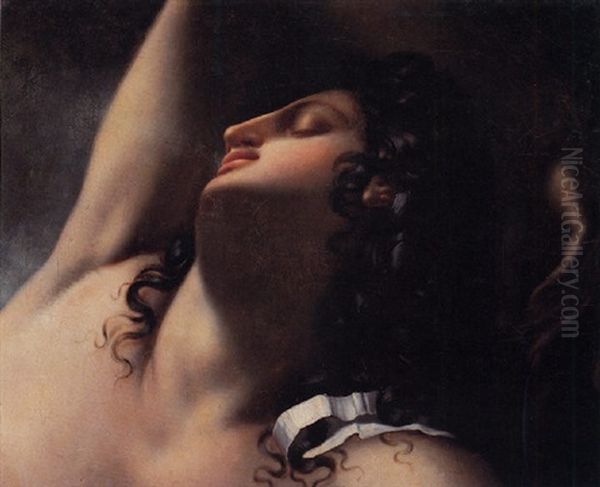 The Sleep Of Endymion Oil Painting by Anne-Louis Girodet de Roucy-Triosson