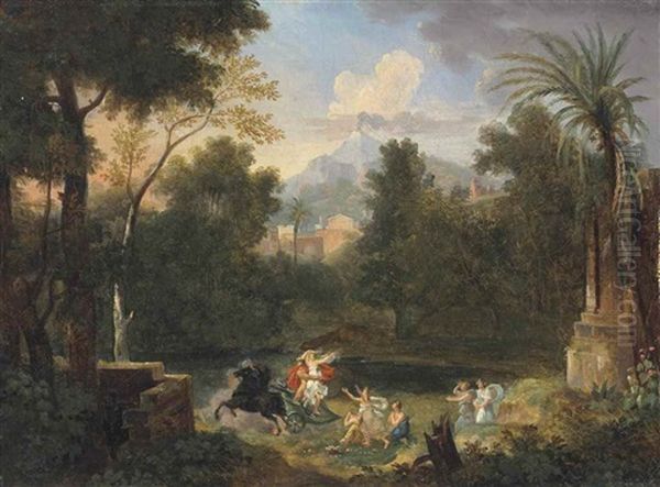 The Abduction Of Proserpina Oil Painting by Andre Giroux