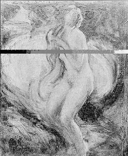 Study For Leda And The Swan Oil Painting by Wilfred Gabriel De Glehn