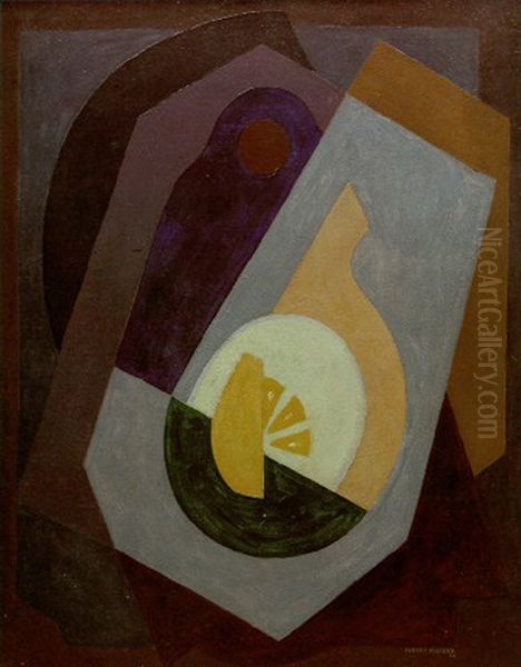 Composition Au Citron Oil Painting by Albert Gleizes
