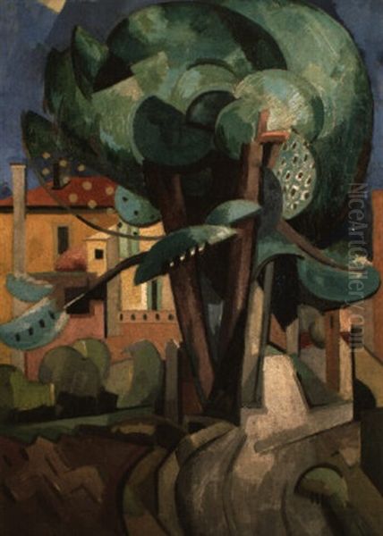 Cavalaire Oil Painting by Albert Gleizes