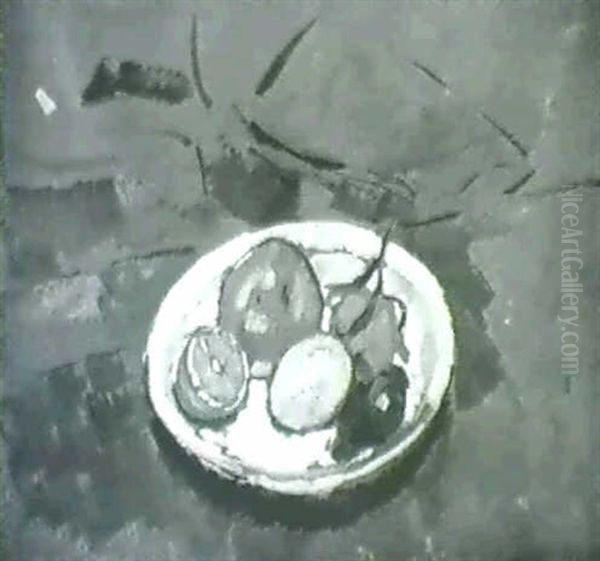 Stilleben Mit Apfel Und Zitrone Oil Painting by Albert Gleizes