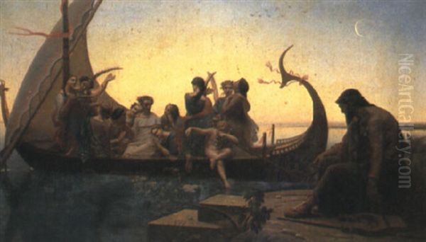 Les Illusions Perdues Oil Painting by Charles Gleyre