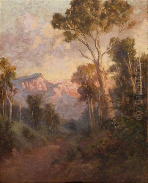 Morning Mist Oil Painting by Allerley Glossop