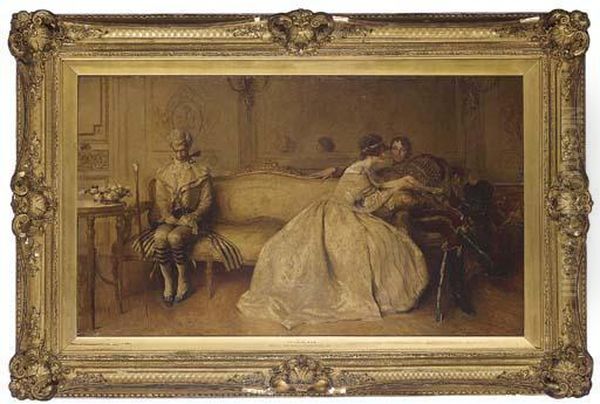 The Rivals Oil Painting by John Henry Frederick Bacon